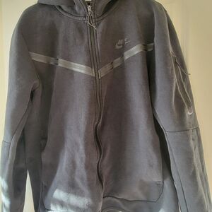 Nike Tech Black Zip-Up Hoodie